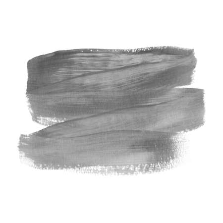 Horizontal abstract template for text. Hand painted in gouache. The texture of the brush. Stylish matte gray pattern for wedding invitations, cards, posters.の写真素材