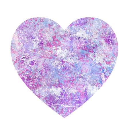 Grunge abstract heart shaped background. Stone and marble texture with scratches, dots and lines. A multi-colored pattern with pink, blue, purple and white flowers for the wedding and Valentine's Day.の写真素材