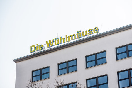 Berlin, Berlin / Germany - 23.03.2019: Script from the cabaret theaterのeditorial素材