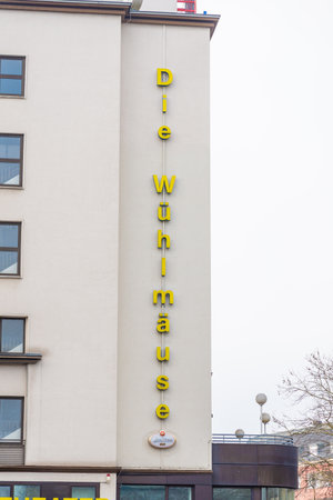 Berlin, Berlin / Germany - 03/23/2019: The writing ofのeditorial素材