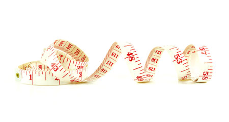 measure tape close up isolated for background