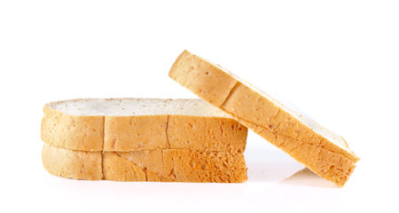 bread isolated on white background.