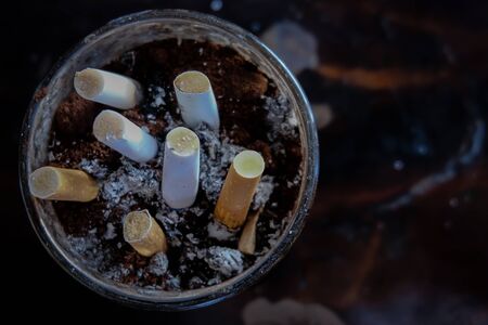 cigarette never mind cancerの写真素材