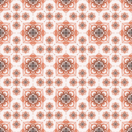 Mandala seamless pattern on background.