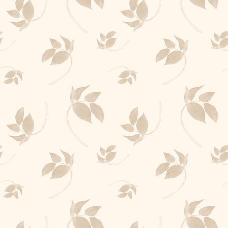 Leaves seamless pattern on background.の写真素材