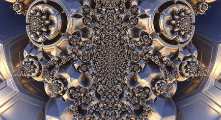 3d render of colorful laser rays on dark background. Laser rays in space.の素材