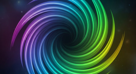 abstract background with glowing spiral effect. Vector illustration for your designの素材