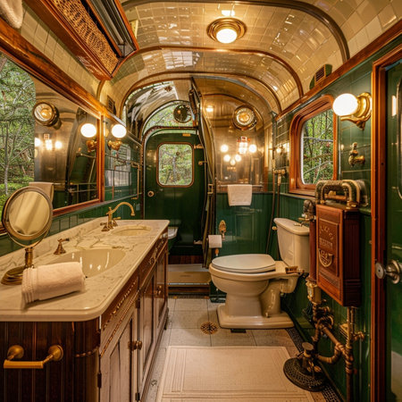 Interior of an old train station in New York City, USAの素材
