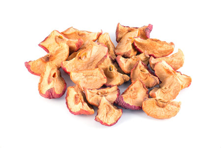 Many dried apples