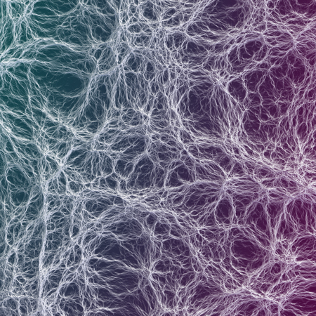 Mystical organic abstract foam waves backgroundの写真素材