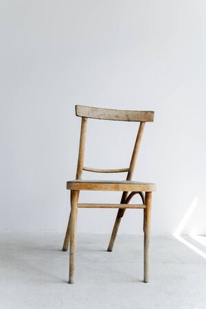the chair is vintage from the Soviet Union, a rarity.の写真素材