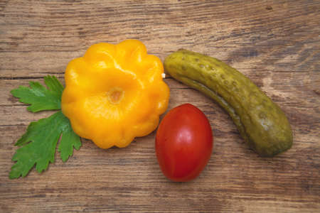 still life with picklesの写真素材