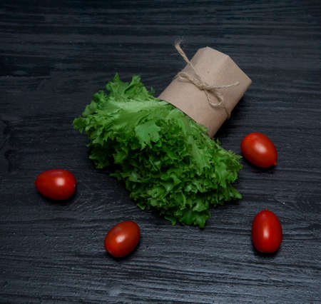 salad & cherryの写真素材