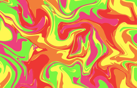 Multi-colored pattern. Acidic shades. Mixed oil paints in bright shades