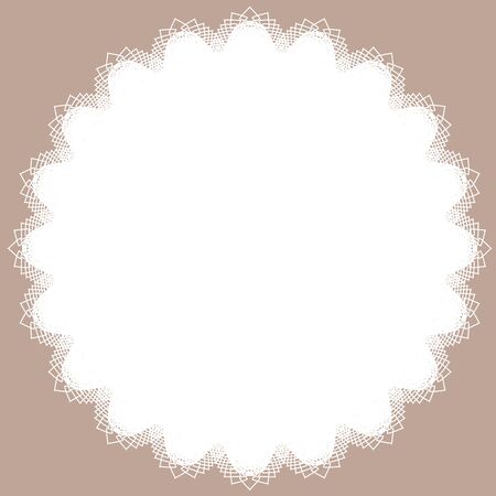 Lace frame vector art backgroundのイラスト素材