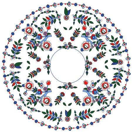 Decorative frame ottomanのイラスト素材