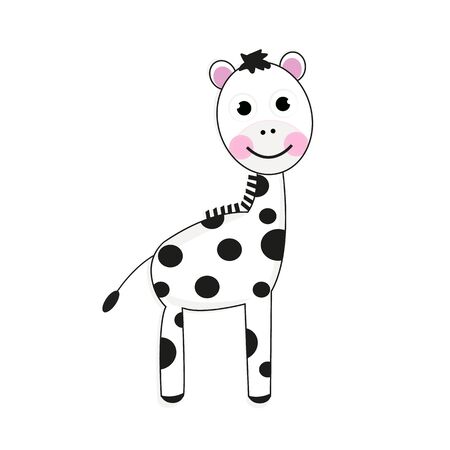 Giraffe vector illustrationのイラスト素材