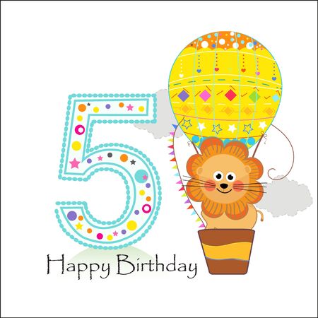 Sign In Happy birthday greeting cardのイラスト素材