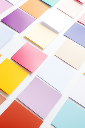 set of colored paper for colorist and designerの素材
