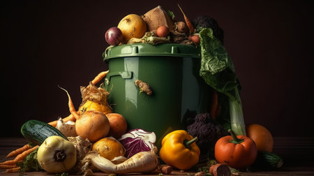 still life  Vegetables, Herbs and Fruit as ingredients in cooking.の素材