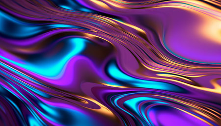 abstract background with smooth lines in blue, purple and pink colorsの素材