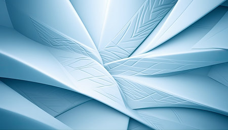 Abstract blue background with lines. 3d rendering, 3d illustration.の素材