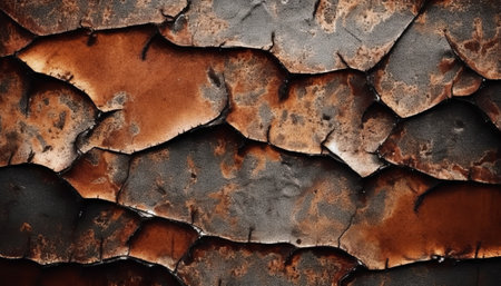 Rusty metal background. Grunge rusty metal texture. Rusty metal backgroundの素材