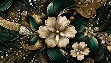 Abstract fractal. Fractal art background for creative design. Decoration for wallpaper, desktop, poster, cover booklet. Print for clothes, t-shirt. Creative illustration for designの素材
