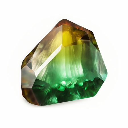 amethyst on the white background (high resolution 3D image)の素材