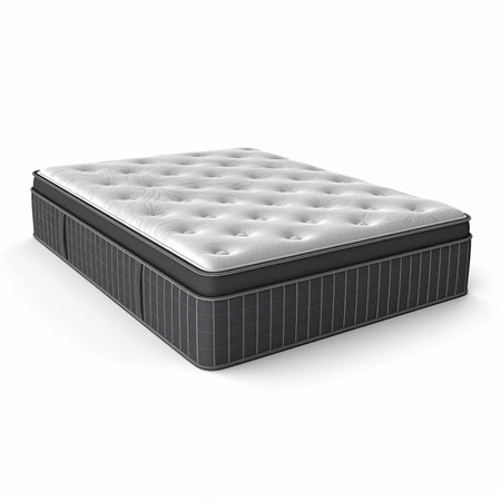 Mattress isolated on white background. 3d render. Eps 10の素材