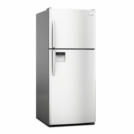 Refrigerator isolated on a white background. 3d rendering.の素材