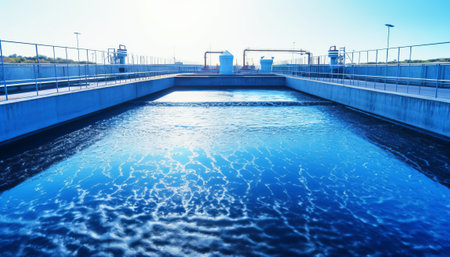 Water treatment plant. Water treatment plant. Water treatment plant. Water treatment plant.の素材