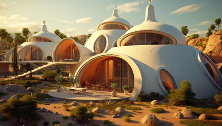 Casa Mila, Lanzarote, Canary Islands, Spainの素材