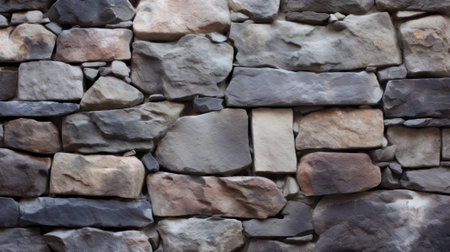 Background of stone wall texture for web site or mobile devices. Close up.の素材