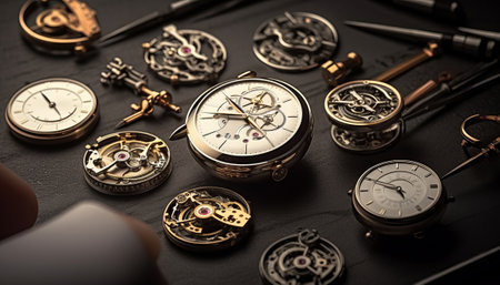 Details of watches and mechanisms for reparation, restoration, restoration and maintenanceの素材