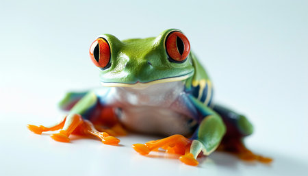 Red eyed tree frog (Agalychnis callidryas)の素材