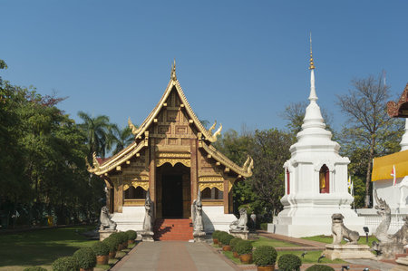 Wat Phra Singh in Chiang Mai; Thailand