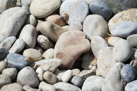 Smooth beach stone background, texture
