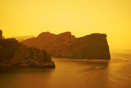 Cap de Formentor on sunset, Mallorca, Spainの写真素材