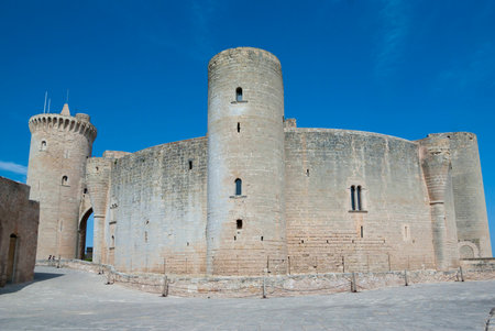 Bellver castle, Palma of Mallorca, Spainのeditorial素材