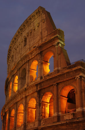 Colosseum is one of Rome's most popular tourist attractions, Italyのeditorial素材