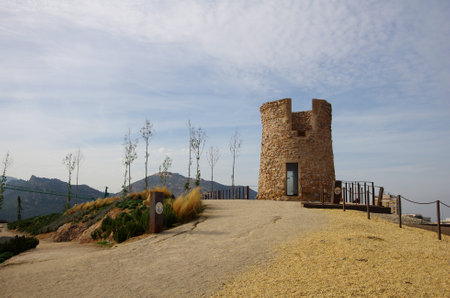 Ruins of ancient Cartagena, Spanish city and a major naval station located in the Region of Murcia, by the Mediterranean coast, south-eastern Spainのeditorial素材