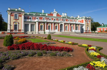 Kadriorg Palace was built by Tsar Peter the Great in the 18th Century, Tallinn, Estoniaのeditorial素材