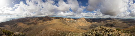 Volcanic landscape of the island of Lanzarote, Canary Islands, Spainの写真素材