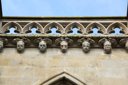The Basilica of Saints Nazarius and Celsus (French: Basilique des Saints Nazaire et Celse) is a romanesque-gothic minor basilica, located in the citadel of Carcassonne, Franceのeditorial素材