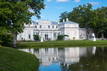 SAINT- PETERSBURG, RUSSIA - September 06, 2015: Oranienbaum is a Russian royal residence, located on the Gulf of Finland west of Saint Petersburg, Russiaのeditorial素材