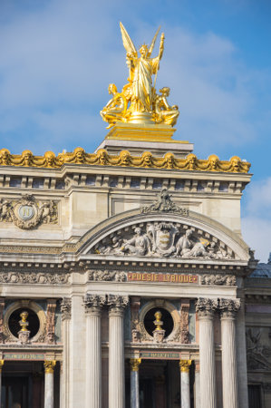 The Palais Garnier is the most famous opera house in the world, a symbol of Paris, Franceのeditorial素材