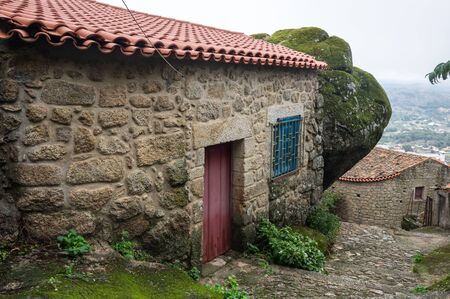 Monsanto is a village popularly known as "the most Portuguese village of Portugal" in a class of twelve classified historic villages in Portugalの写真素材