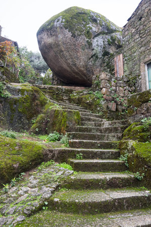 Monsanto is a village popularly known as "the most Portuguese village of Portugal" in a class of twelve classified historic villages in Portugalの写真素材