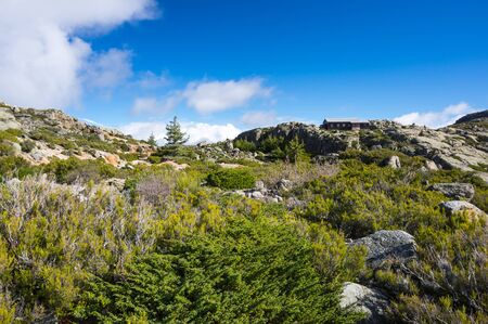 Serra da Estrela ("Star Mountain Range") is the highest mountain range in Continental Portugalの写真素材